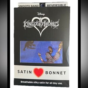 Disney Kingdom Hearts Reversible Satin Bonnet